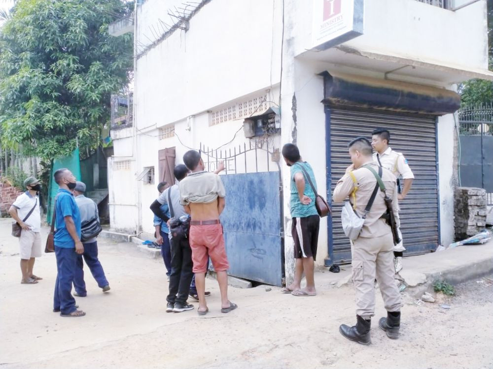 Dimapur Electrical Division staff, members of district administration and police personnel during the special raid being conducted in the district. (Photo Courtesy: Dimapur Electrical Division)
